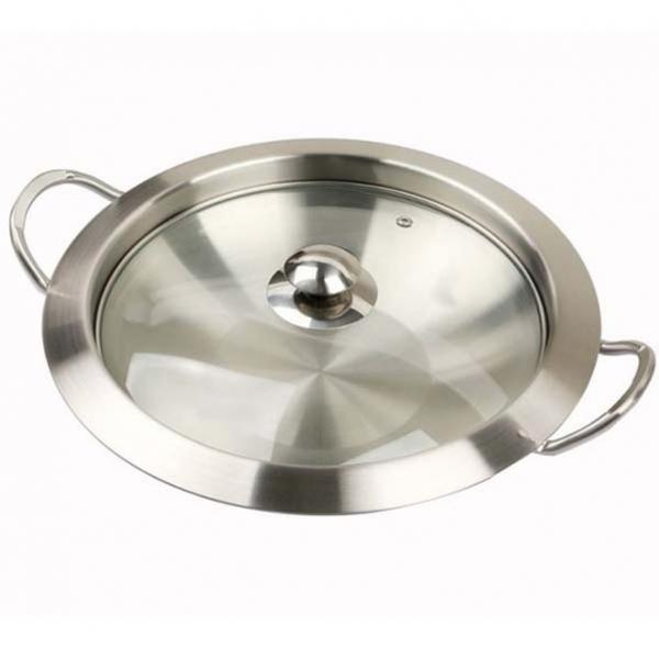 스텐 전골 냄비 인덕션 냄비 국 찌개 냄비 IH 300mm