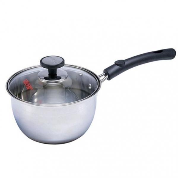키친아트 편수 냄비 스텐 가정 찌게 라면 냄비 16cm