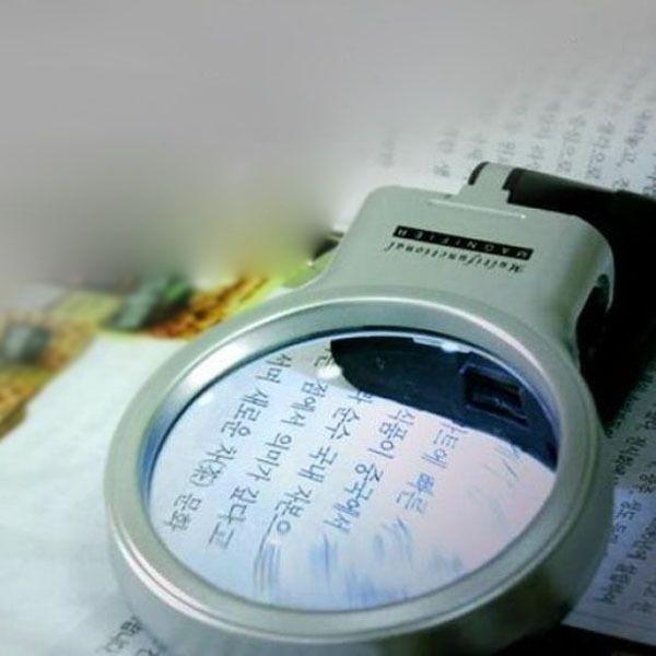 coms 돋보기(6LED 3배줌) 60mm 위폐감별