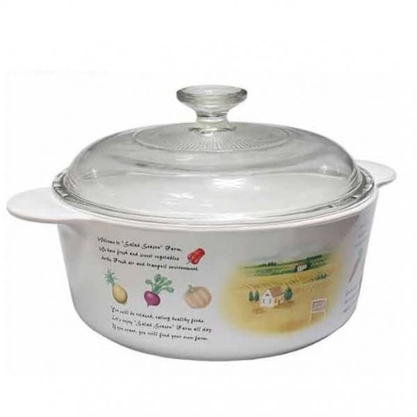 코닝 도자기 냄비 가정 찌개 직화 양수 냄비 2.25L SN
