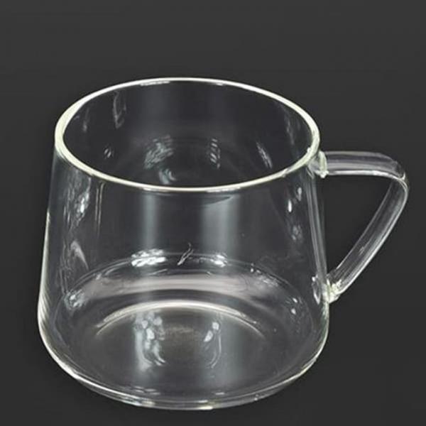 슬렌티드 머그컵 유리컵 커피잔 물컵 유리잔 500ml 1P