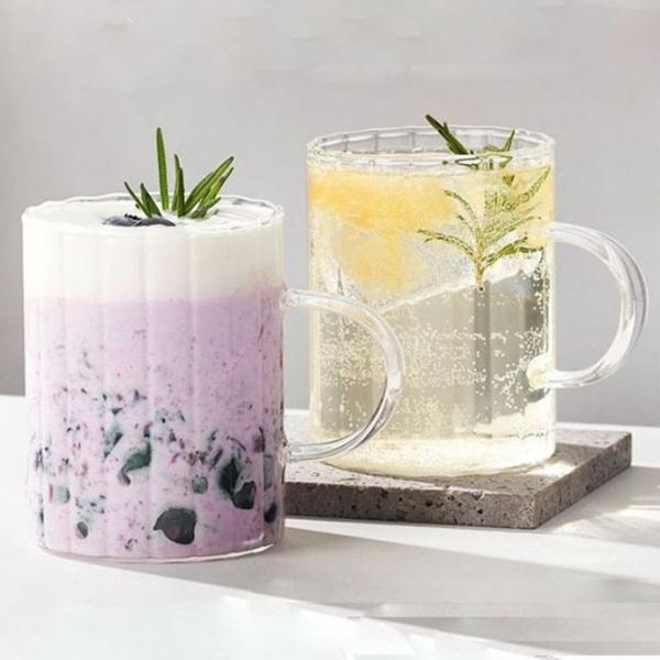마카 머그컵 내일유리 머그잔 커피잔 유리컵 300ml 2p