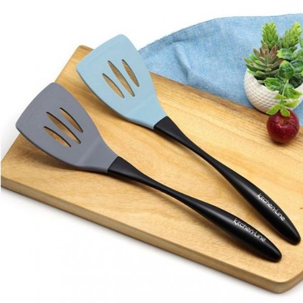 실리콘 뒤집개 뒤집게 뒤지개 스파츌라 그레이 32cm