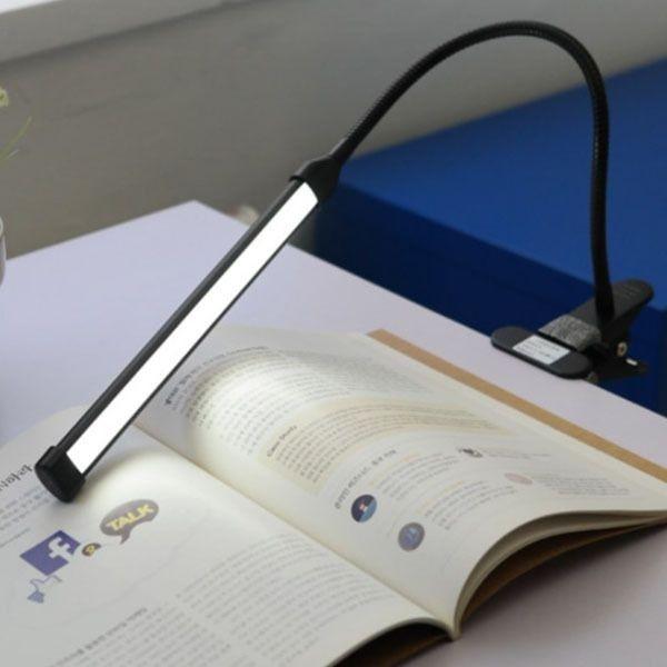 USB 램프(LED바) 클립고정 블랙 18cm