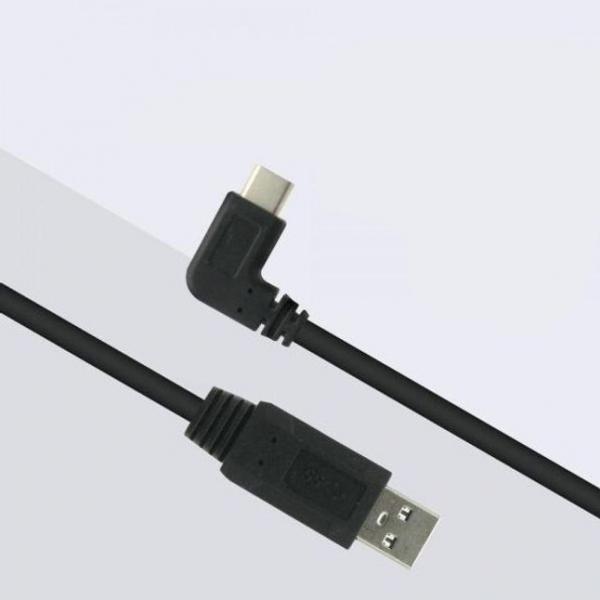 coms USB 3.1 젠더 C타입 to USB3.0 A M 꺾임25cm