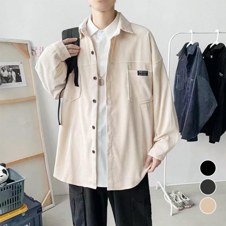 셔츠 코듀로이 포켓 남자
