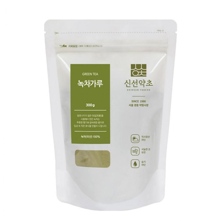 신선약초 보성 녹차분말 300g 가루 라떼 파우더