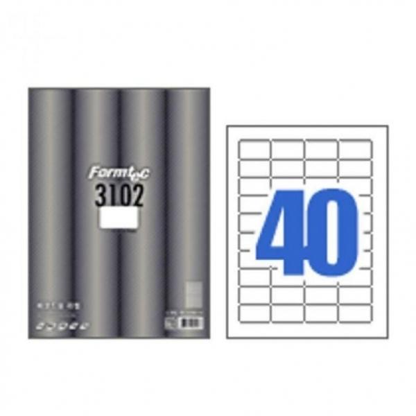 폼텍 바코드용라벨 (LQ-3102 40칸 20매)