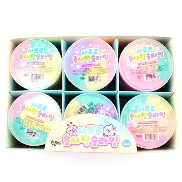 280B] 3000 사르르 솜사탕 슬라임 (12개세트)