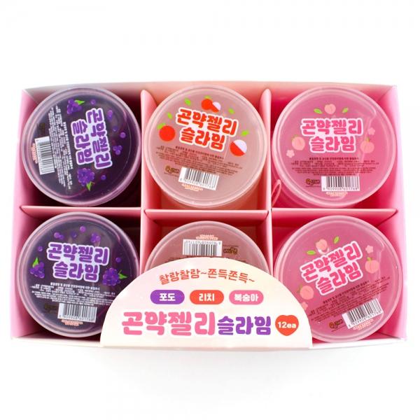 275C] 3000 곤약 젤리 슬라임 (12개세트)