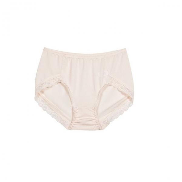 러블리 여성 맥시스타일 레이스라인 삼각팬티 베이지