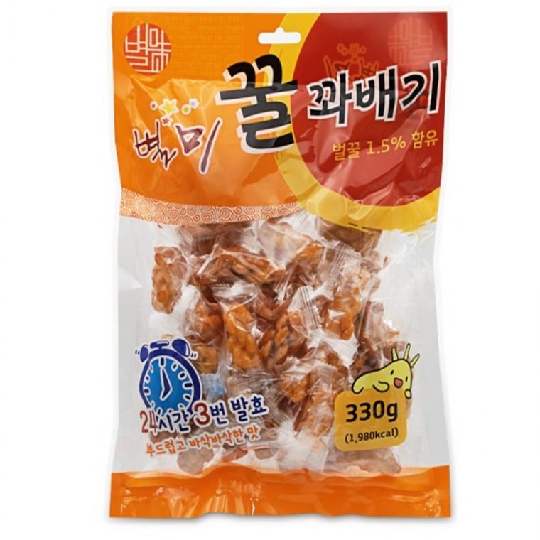 별미 꿀꽈배기 330g x 3개 옛날과자 미니 꽈배기