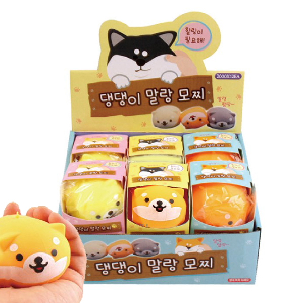 댕댕이 말랑 모찌 말랑이 스퀴시 장난감 피젯토이 (12개입)