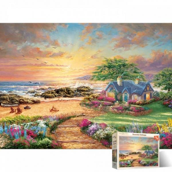 1000 피스 직소 퍼즐 해변 오두막집 (PL 1420)