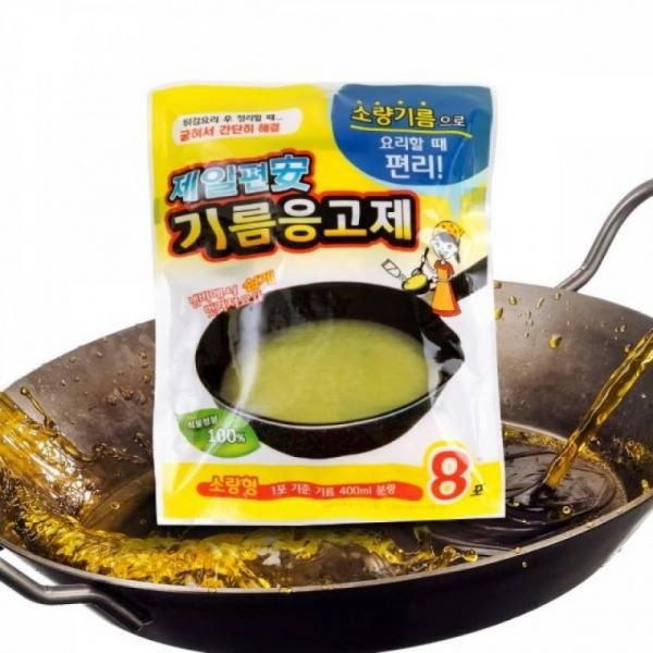 국산) 제일 편안 기름 응고제 8포 1팩 처리 폐유