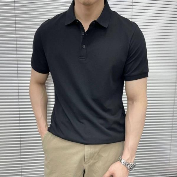 클래식 남자 반팔티 무지 카라티 PK 폴로 티셔츠