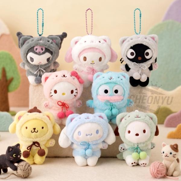 고양이 가방고리 9cm