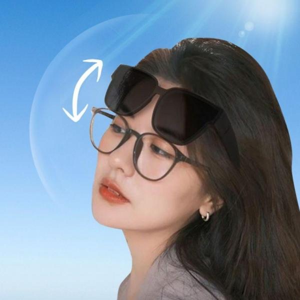 운전 야간 쓰는 선글라스 라이딩 안경위에 편광 스포츠