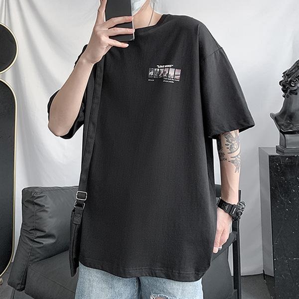 [DD195] IS-TS52 / 스트리트 그래픽 티셔츠