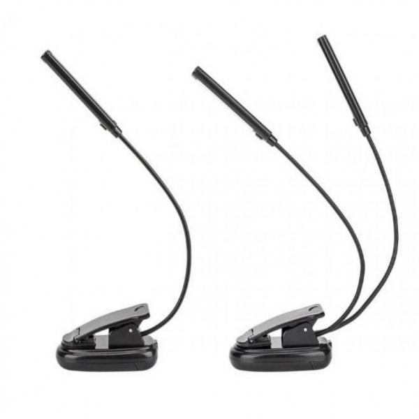 led클립라이트 책 독서 빛 램프 터치 usb 테이블 책상