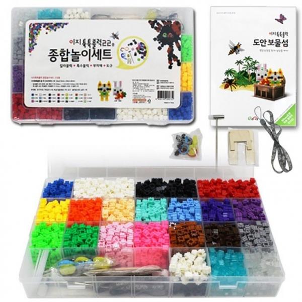 글로벌이지 뚝딱 툭툭블럭 종합놀이세트 22종 도안북