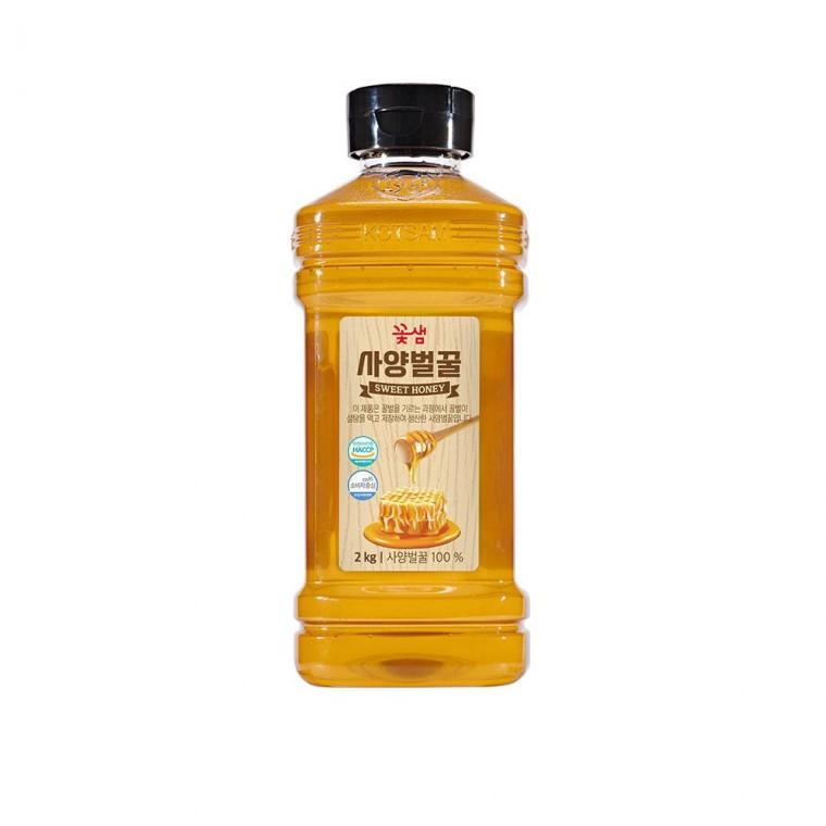 꽃샘 사양벌꿀 2kg 국내산 대용량 업소용