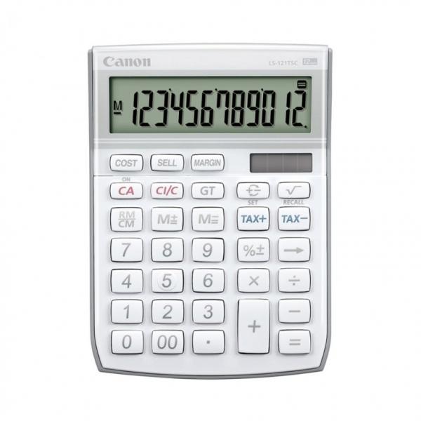 캐논 계산기 LS-121TSC 화이트 12자리
