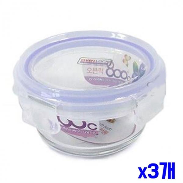 원형 오븐사용 찬통 4호 240ml x3개