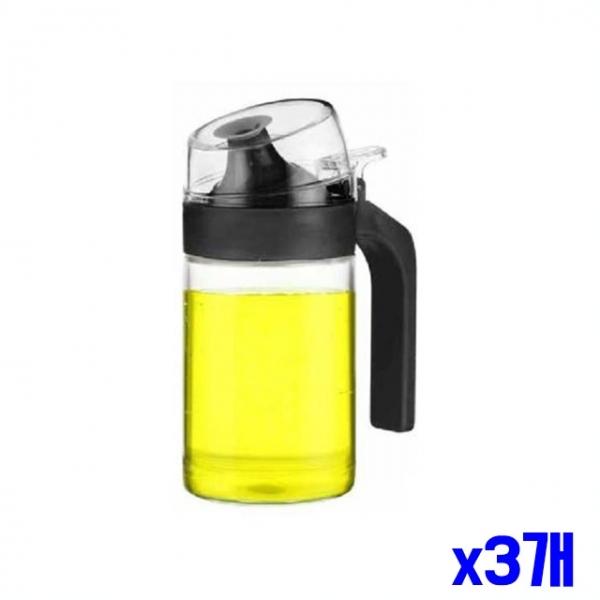 반자동 원터치 뚜껑 오일 소스병 250ml x3개 소스통