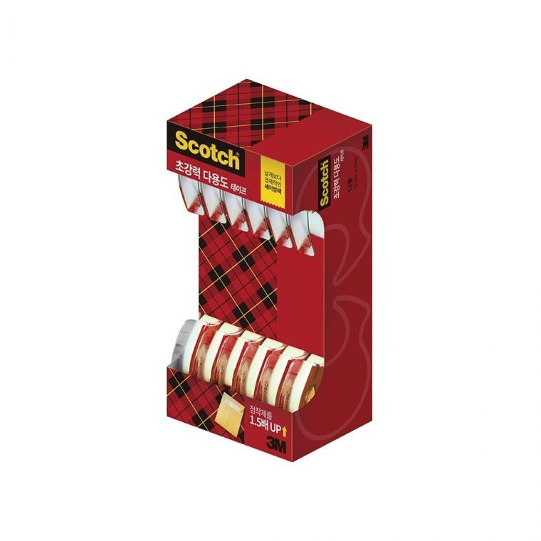 3M 스카치 초강력테이프 세이빙팩 12개 12mmx25M