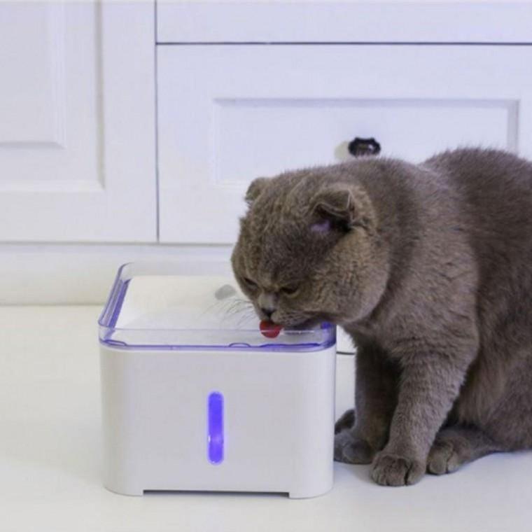 강아지 물그릇 2.0L 급수기 사각정수기 고양이 자동