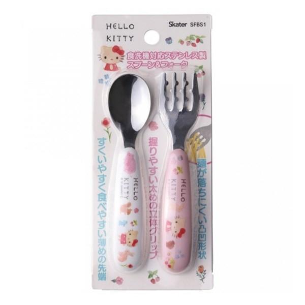 헬로키티 스테인레스 스푼 포크 13cm