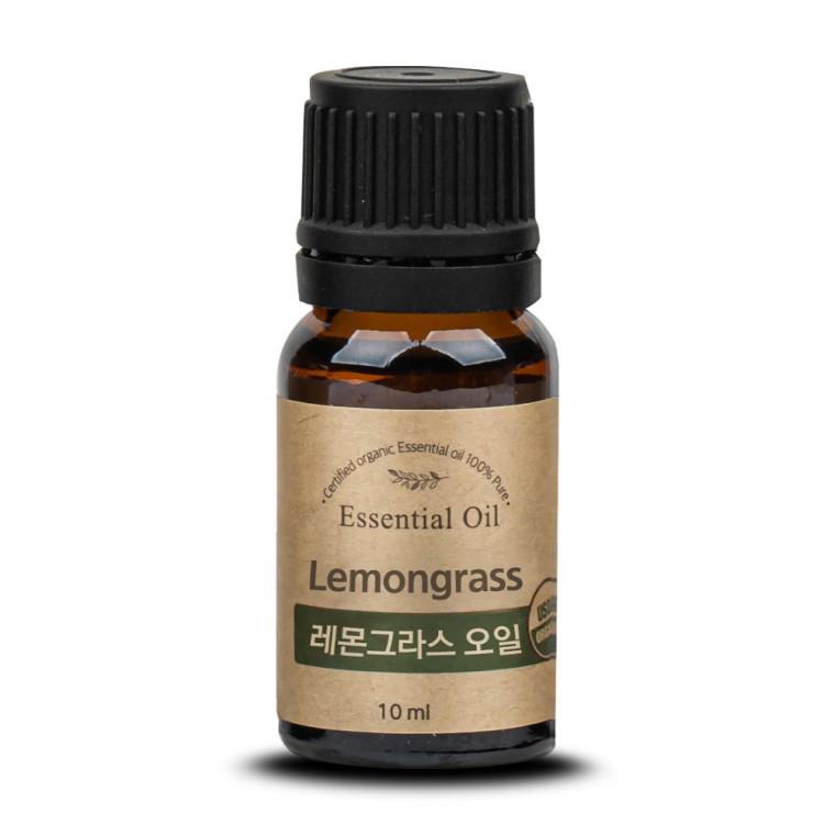 퓨어스 유기농 레몬그라스 에센셜 오일10ml