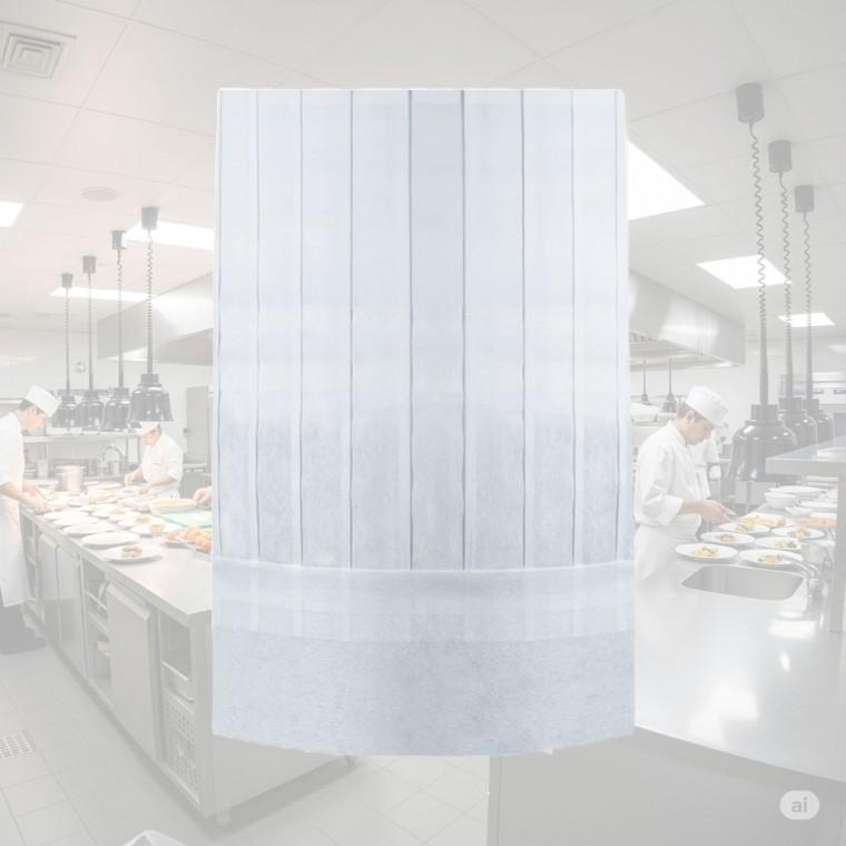 전문가용 주방 위생모자 각형 29cm (20개 세트)