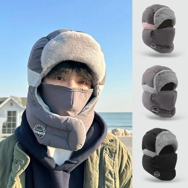 남녀 라이더 귀달이 ELM227 중년 워머 패션잡화 캠핑 귀달이 곰돌이 방울 귀덮개 털 마스크 여성 롱 숏 골