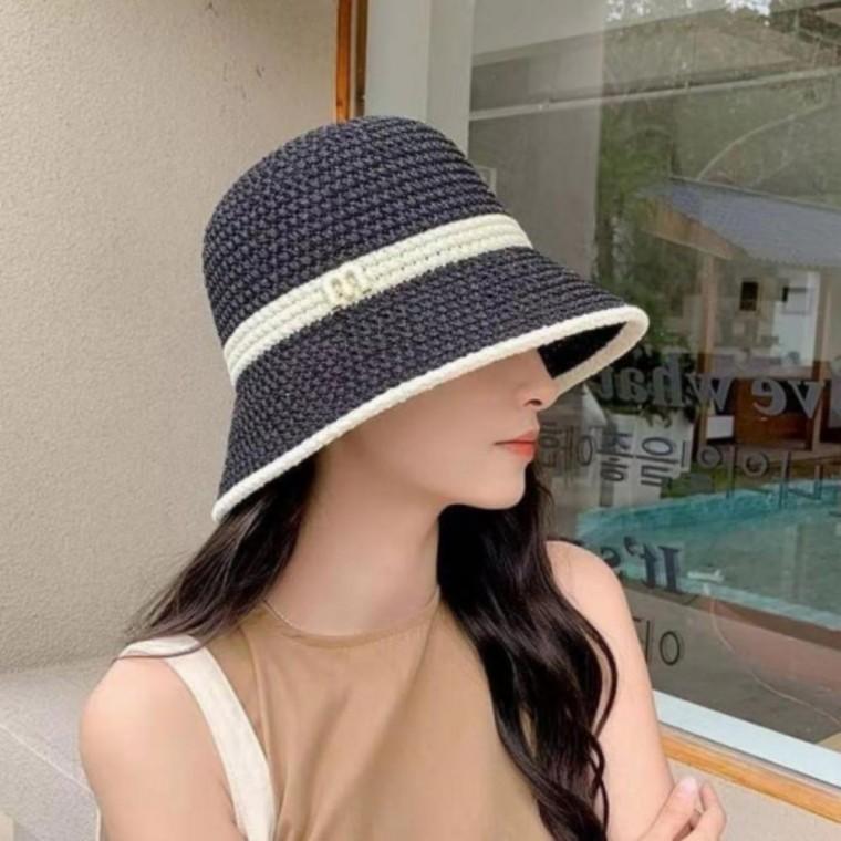 벙거지 여성 모자 챙넓은 여행 휴양지 데일리