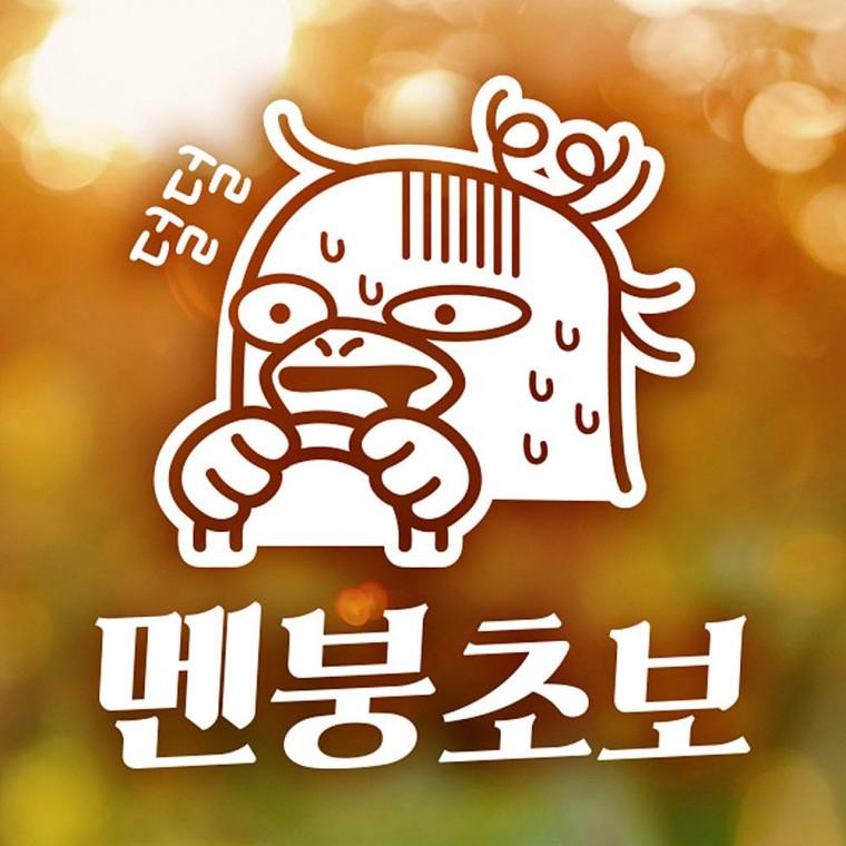덜덜 멘붕초보 반사시트지 자동차스티커