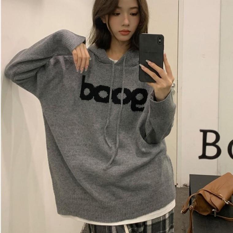 루즈핏 레터링 흐 니트 LLT130 조거팬츠 나시 흐티숙 티숙 단체티 흐 프린트 여성 모음전 다운 플리스 니트