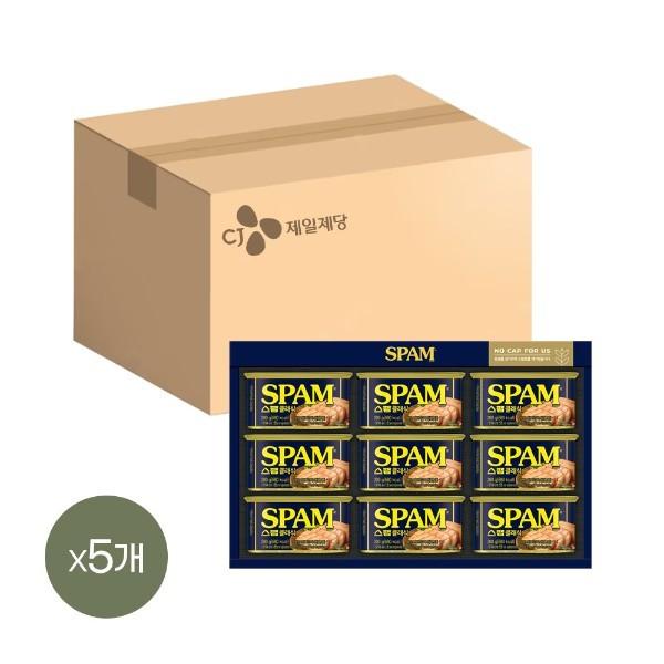 명절선물 CJ 선물세트 스팸8호 5개 1박스 쇼핑백포함