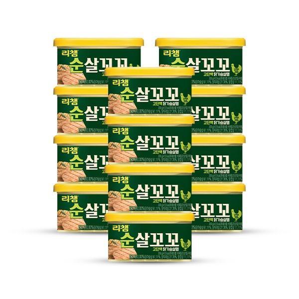 동원 리챔 순살꼬꼬 200g 12개 닭가슴살햄