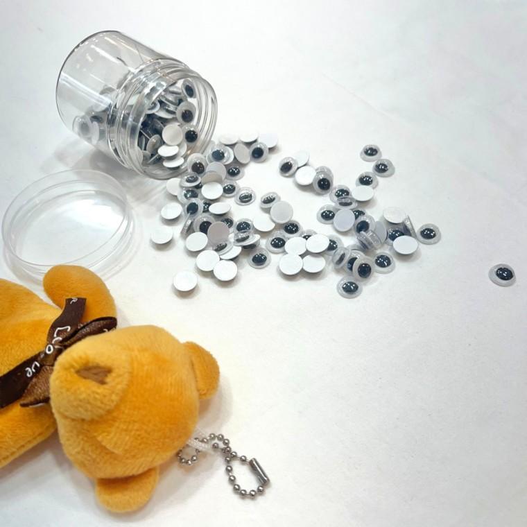 지름1cm 인형 눈알 180개 세트