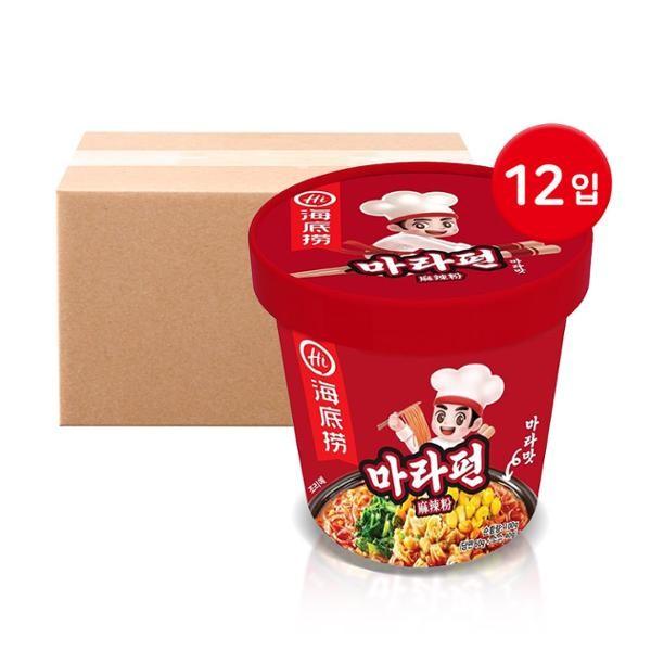 하이디라오 마라펀 컵누들 100g 12개 (한박스) 마라탕 컵라면
