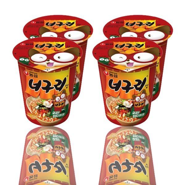 농심 컵라면 너구리 62g 12개입