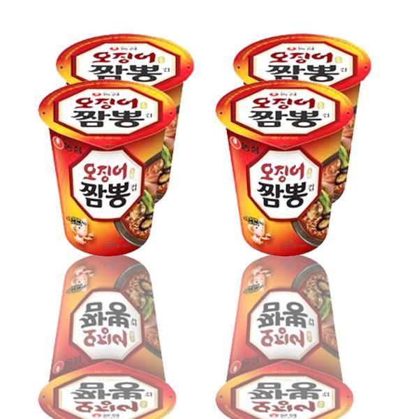 농심 컵라면 오징어짬뽕 67g 12개입
