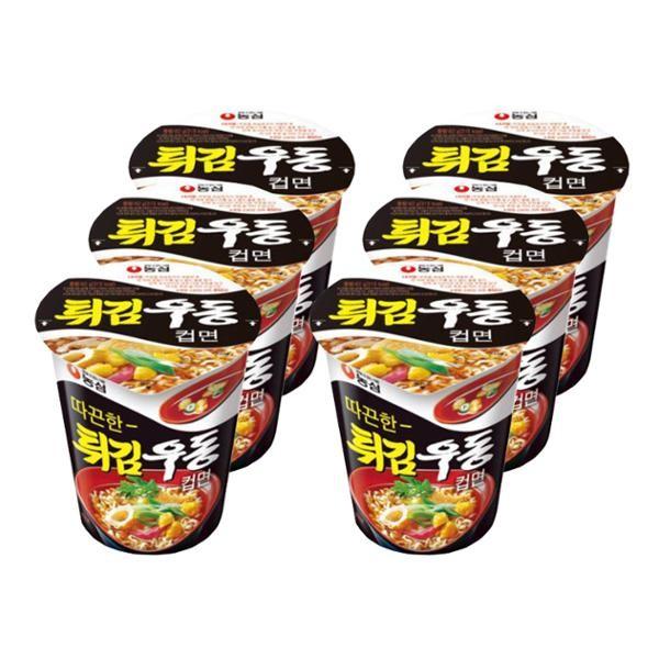 농심 컵라면 튀김우동 62g 24개입