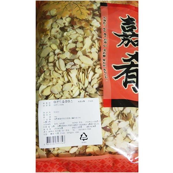 미국산 슬라이스 아몬드 1kg 10봉 1박스