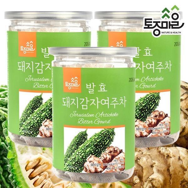 토종마을발효 돼지감자 여주차 30티백 3통
