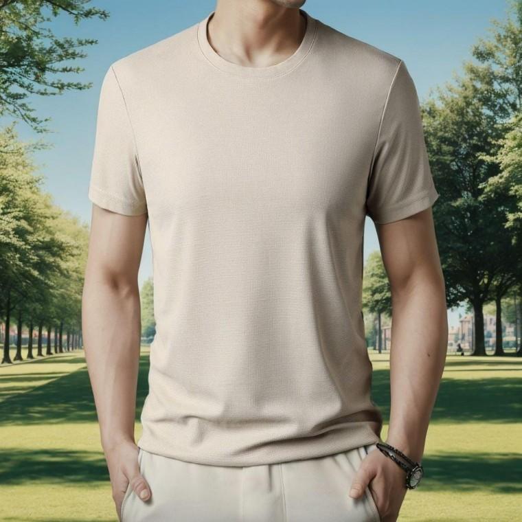 남자 남자무지반팔티 오버핏반팔티 반팔티 와플 여름 기본핏 쿨반팔티 쿨티셔츠 쿨링 두꺼운