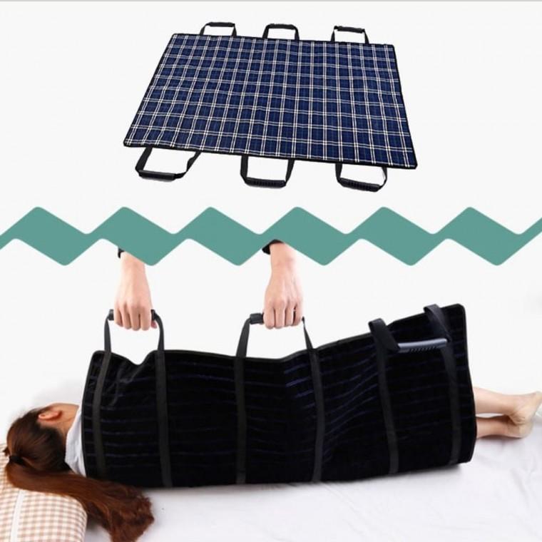 매트 뒤집기 패드 62x 110cm 환자용 이동 보조 침대 간호 용품 소변 노인 이송