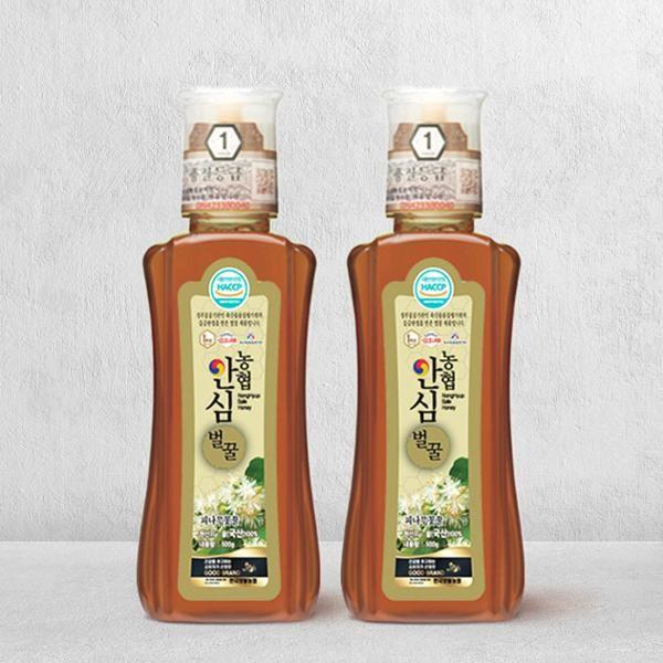 농협안심벌꿀 피나무꿀 500g 2병